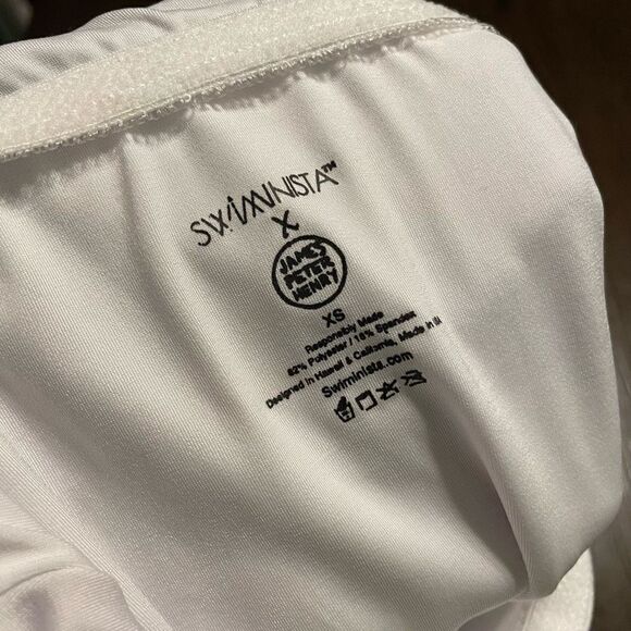 Swiminista X James Peter Henry Pink Black Beach Activities One Piece Swimsuit, X - Picture 4 of 7